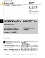Mandanten-Information März 2013