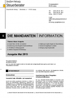 Mandanten-Information Mai 2013