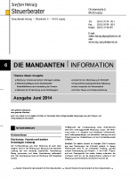 Mandanten-Information Juni 2014