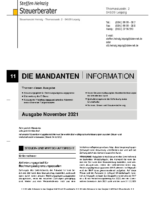 Mandanten-Information November 2021